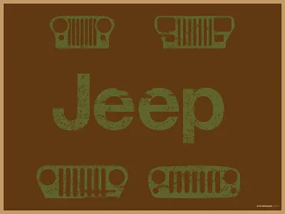 Jeep graphic design icon jeep logo logo design
