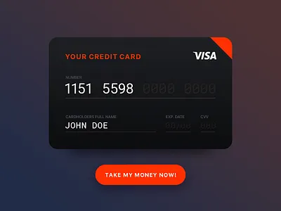 Credit Card Checkout 002 card checkout credit dailyui ui user interface