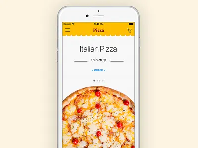 Pizza Delivery delivery fast food food pizza ui