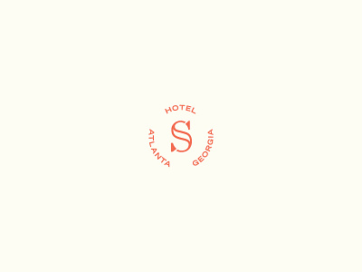 hotel work in progress atlanta brandmark circular hotel logo motel s wip