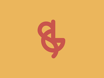 SLG monogram g icon l line logo minimal monogram s simple vector