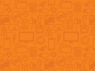 World Backup Day Pattern cloud floppy disk paper plane pattern tech technology