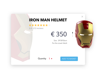 daily UI #012 - E-Commerce Shop dailyui