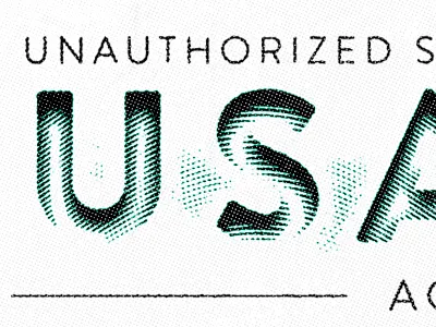 USA Act engraving government money print type usa