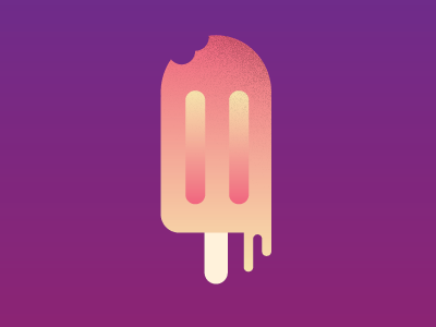 The season is upon us drip gradient popsicle summer