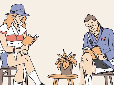 Brunch with Bae, Lad comic illustration