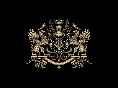 Unknown-Proj-3 crest engraving etching heraldry illustration wings