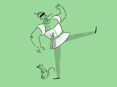 Black Plague character design illustration styleframe