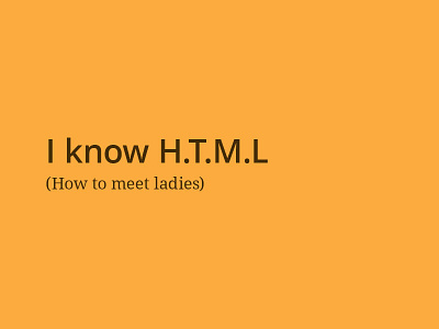 I know HTML darko efremov html minimal poster typography