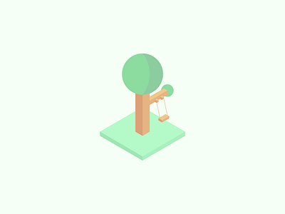 Swing branch isometric swing tree