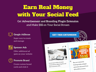 Flow-Flow: Ad&Branding / Promo Experiments ad advertisement advertising profit profiting promo promotion social social feed social media wordpress wordpress plugin