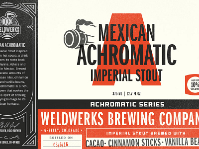 WeldWerks Brewing Co. beer craft beer labels packaging typography