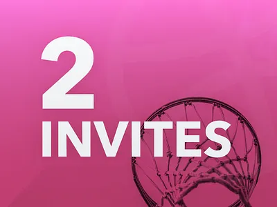 2 Dribbble Invites draft dribbble invites invitiations