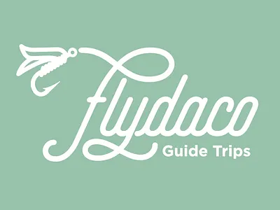 Flydaco fishing fly fly fishing logo