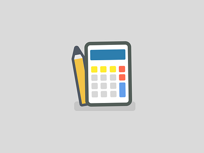 Calculate Icon analytics finance health icon illustration illustrator sketch