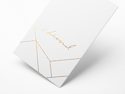 Chicasual Limited Edition V.2 brand identity branding business card calligraphy gold gold foil handwriting handwritten label lettering typography visual identity