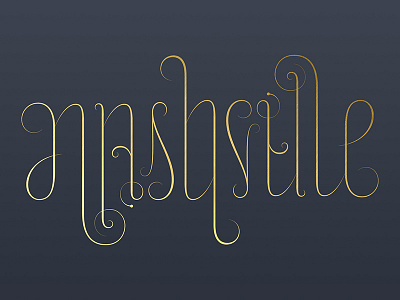 Nashville Ambigram ambigram nashville