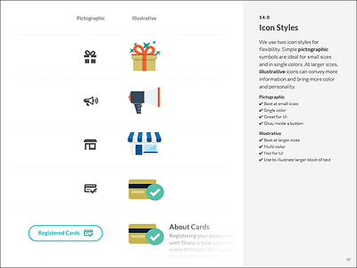 Brand Book: Icon Styles brand guidelines flat icons illustration pictogram pictograph