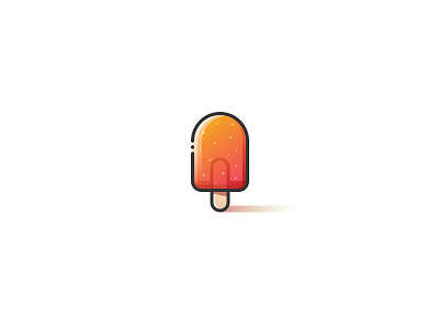 Ice Cream hot ice cream icon illustrator photoshop sketch summer ui yellow