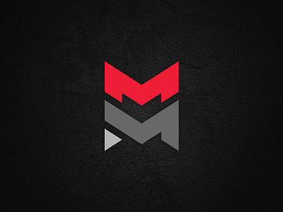 M Logo - Final Version brand branding emblem graphic initials logo mm personal stack