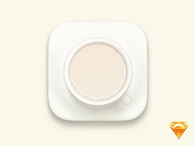 icon_Milk icon ios milk sketch