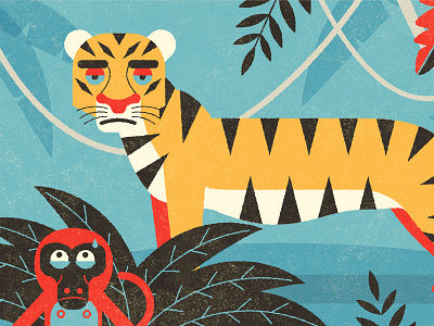 Tiger bangladesh india jungle junglebook monkey tiger