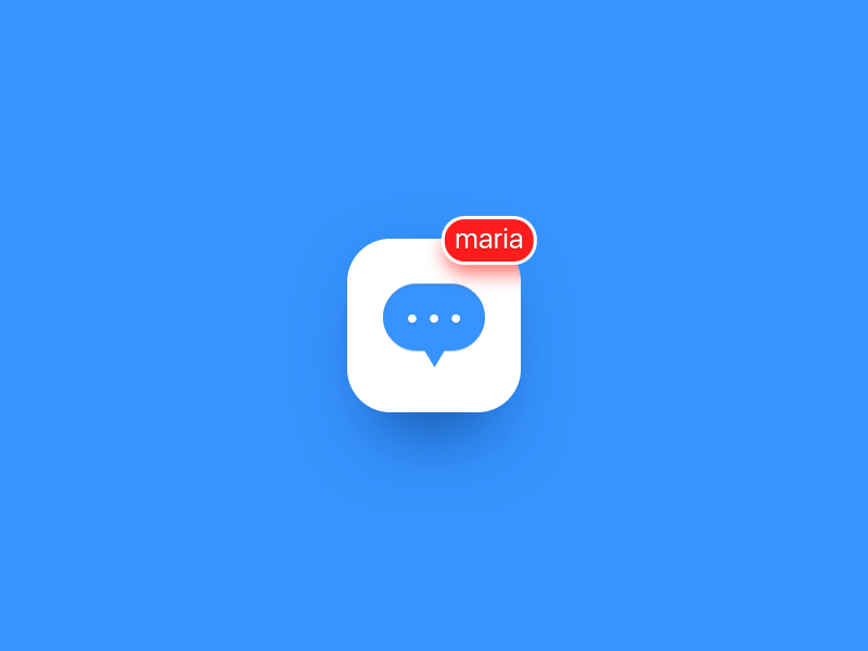 Notification animation app badge button exploration gif icon interaction design ios messenger microinteractions mobile design notification product design ui ui animation ui design ux ux design