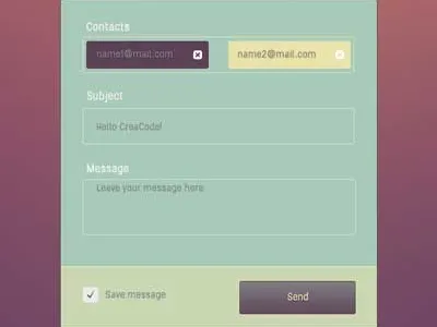 Contact Form contact form ui design