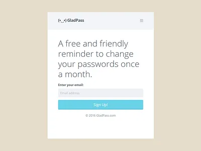 Signup Form email form signup web app