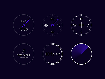 Watch UI faces interface smart ui watch