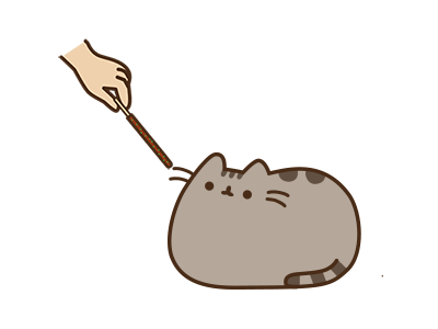 Pocky Pusheen cat lazy pocky pusheen