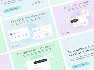 Chordio Chrome exstension ai ai generated briefs design brief design patterns design systems ux design co pilot ux operations ux reports wireframes yc combinator