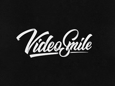 VideoSmile brush calligraphy handstyle handtype lettering letters logo script