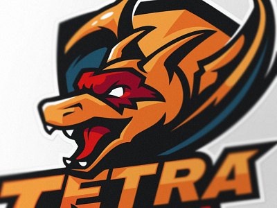 Charizard anime branding cartoon charizard esports game identity logo logotype mascot pokemon sports