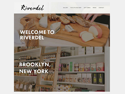 Vegan cheese shop in Brooklyn website css squarespace website