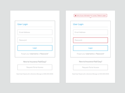 User Login design login ui univers typeface user interface