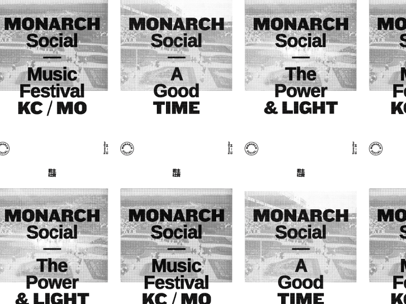 03132016 branding design festival kansas city monarch music poster typography