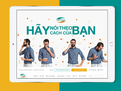 Viettel Telecom Re-Design hcm namnguyen telecom uxui website