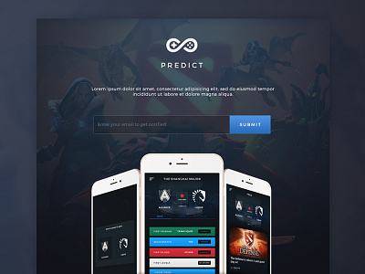 Application Landing Page Design app dark flat landing minimal ui ux web website