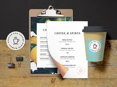 Brandminute Scene_08 branding coffee logo mock up mockup psd scene stationery template