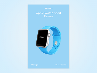 Nick Parker Daily UI #28 apple blog daily iphone news post projectcomet tags ui widget