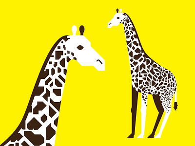 Giraffe africa animal giraffe illustration pattern tall vector