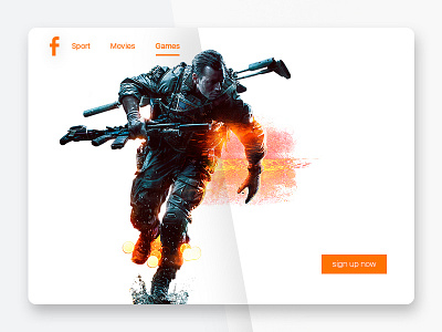 Facebook games concept facebook games sport ui ux website