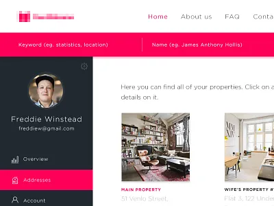 Web Dashboard dashboard flat property shadow travel ui ux web web design