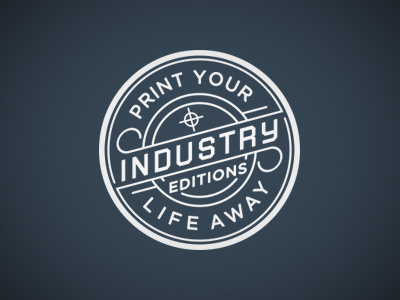 Industry Editions logo austin bobby dixon branding flatstock identity industry logo texas