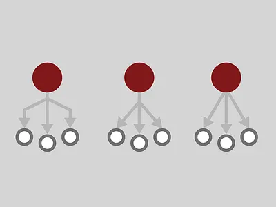 Power Advantage — Illustrated Concept chart circles concept illustration lines power psychology