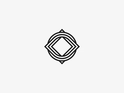 Knot branding circle geometrical icon identity knot logo square symbol twisted