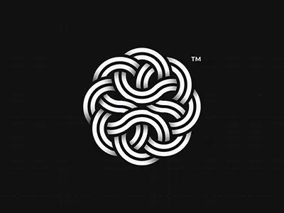 Abstract Logo abstract branding design geometry idea infinity logo mark monogram piotrlogo symbol