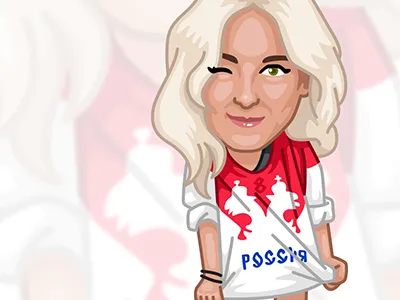 Maria Sharapova color illustration russia sexy sharapova simple tennis vector