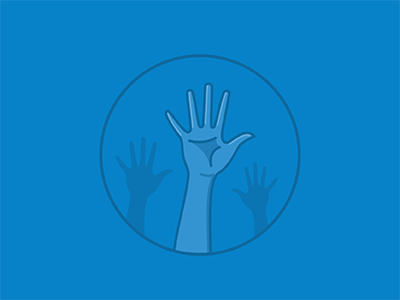 Questions? hand raise question qa your